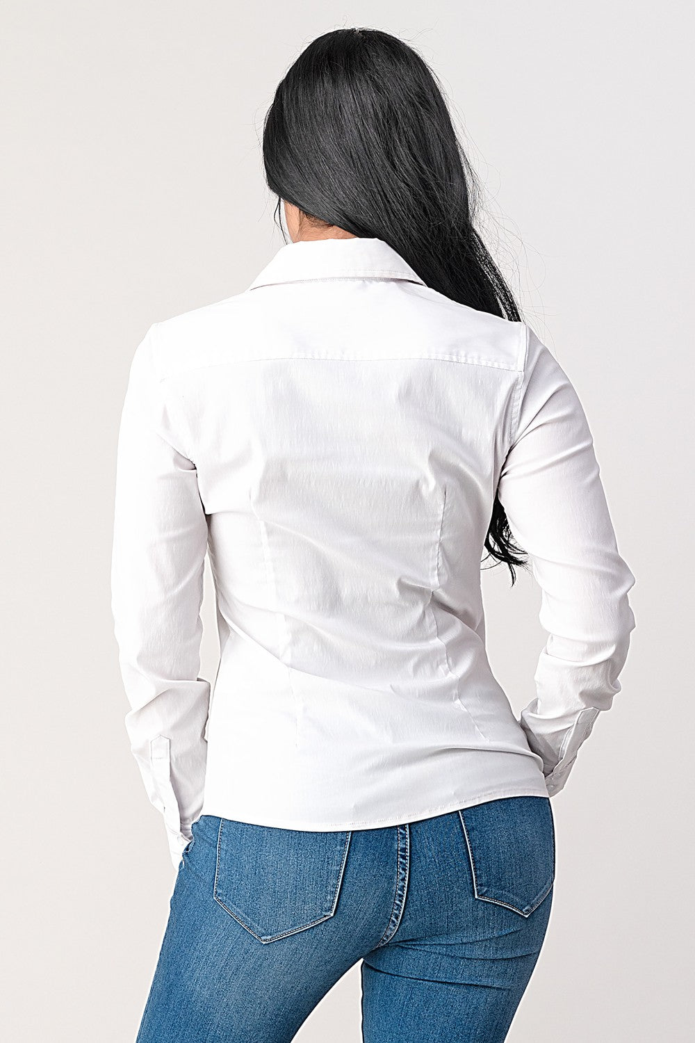 #T2643-1 Stretchy Basic Shirt