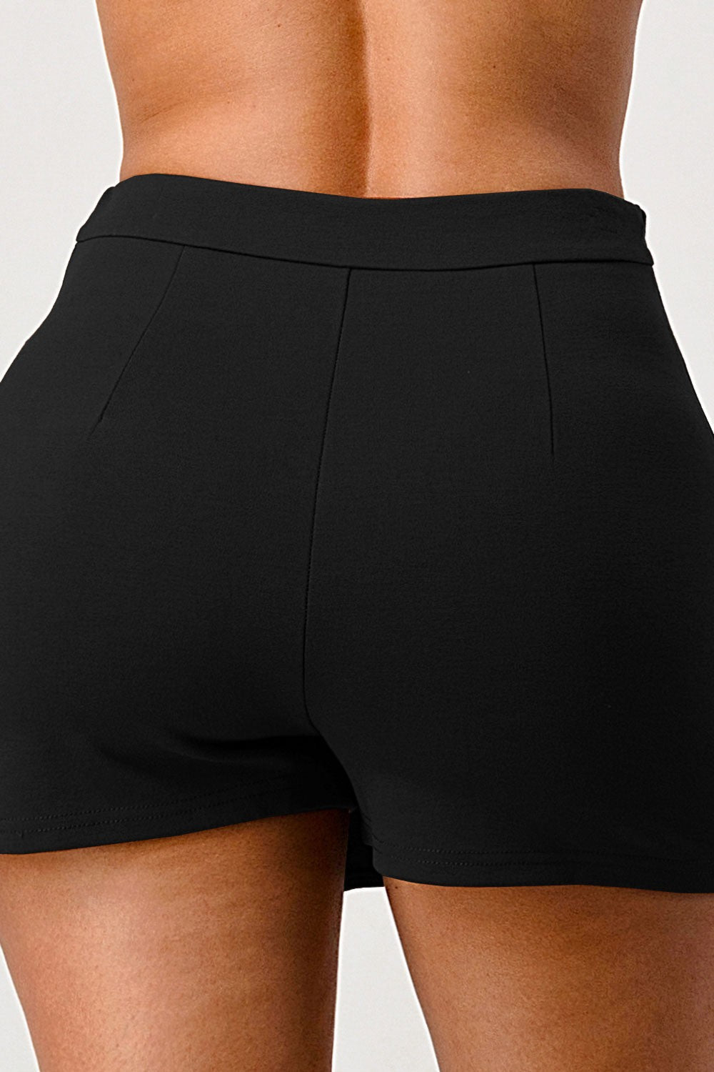 #P2146 Eyelet Lace Up Side Skorts