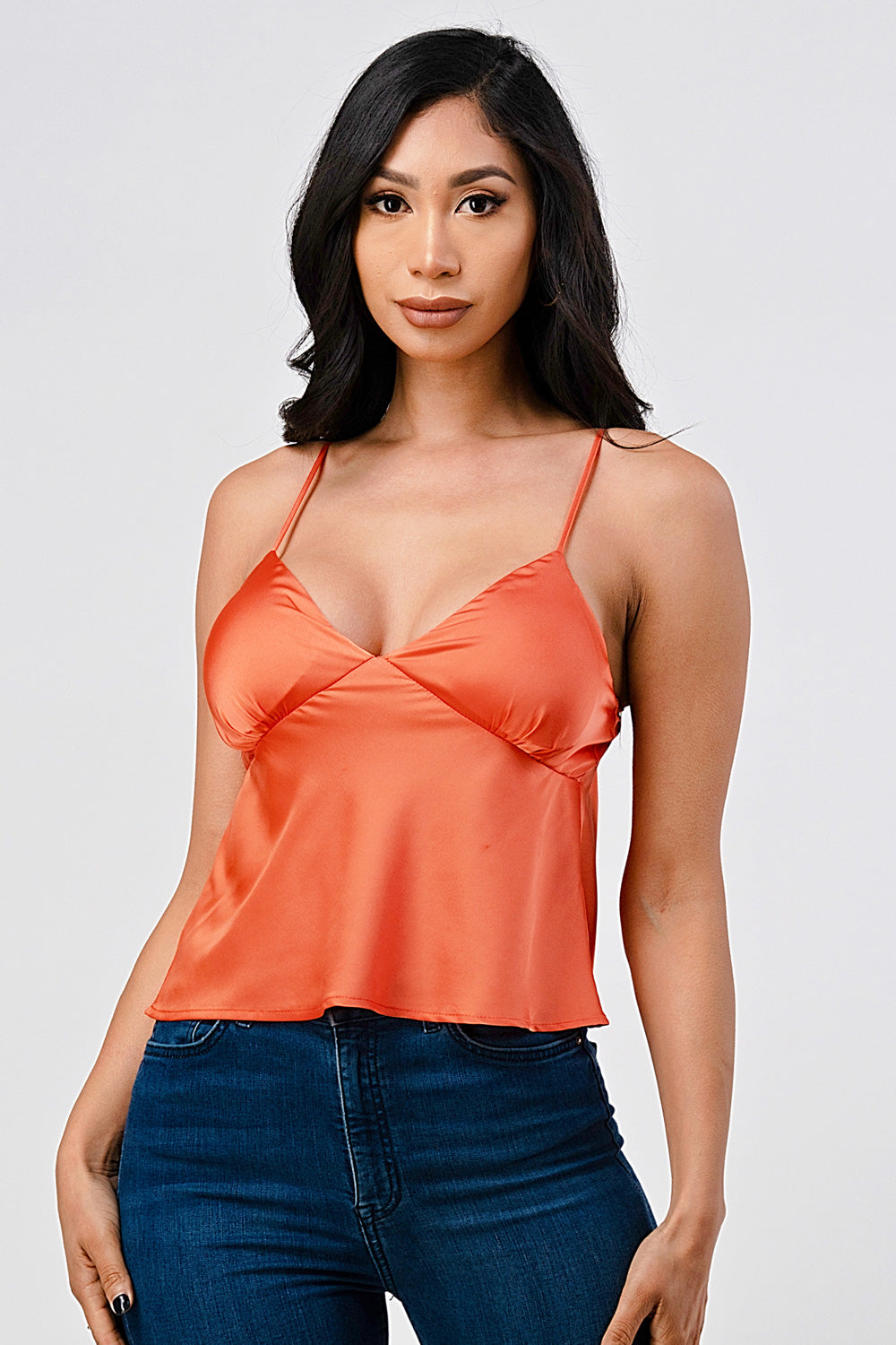 #T4139 Satin Cami Top
