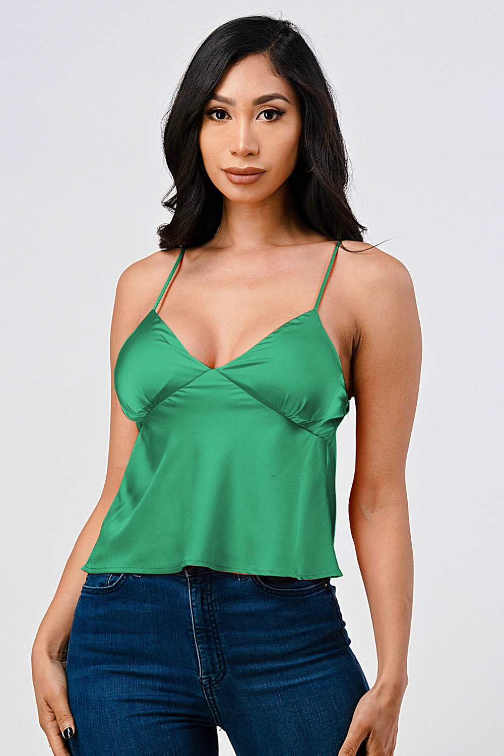 #T4139 Satin Cami Top