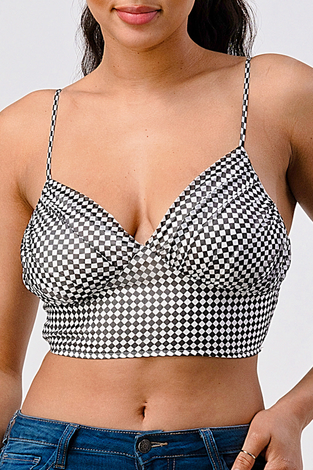 #T4273 Ruched Cami Top