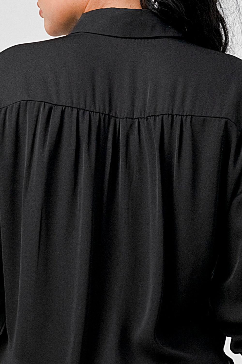 #T4518 Collared Sleeve Tab Shirt