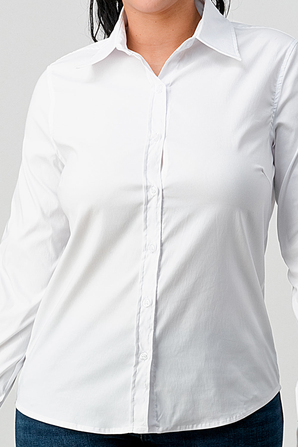 #T4544 Stretchy Basic Shirt