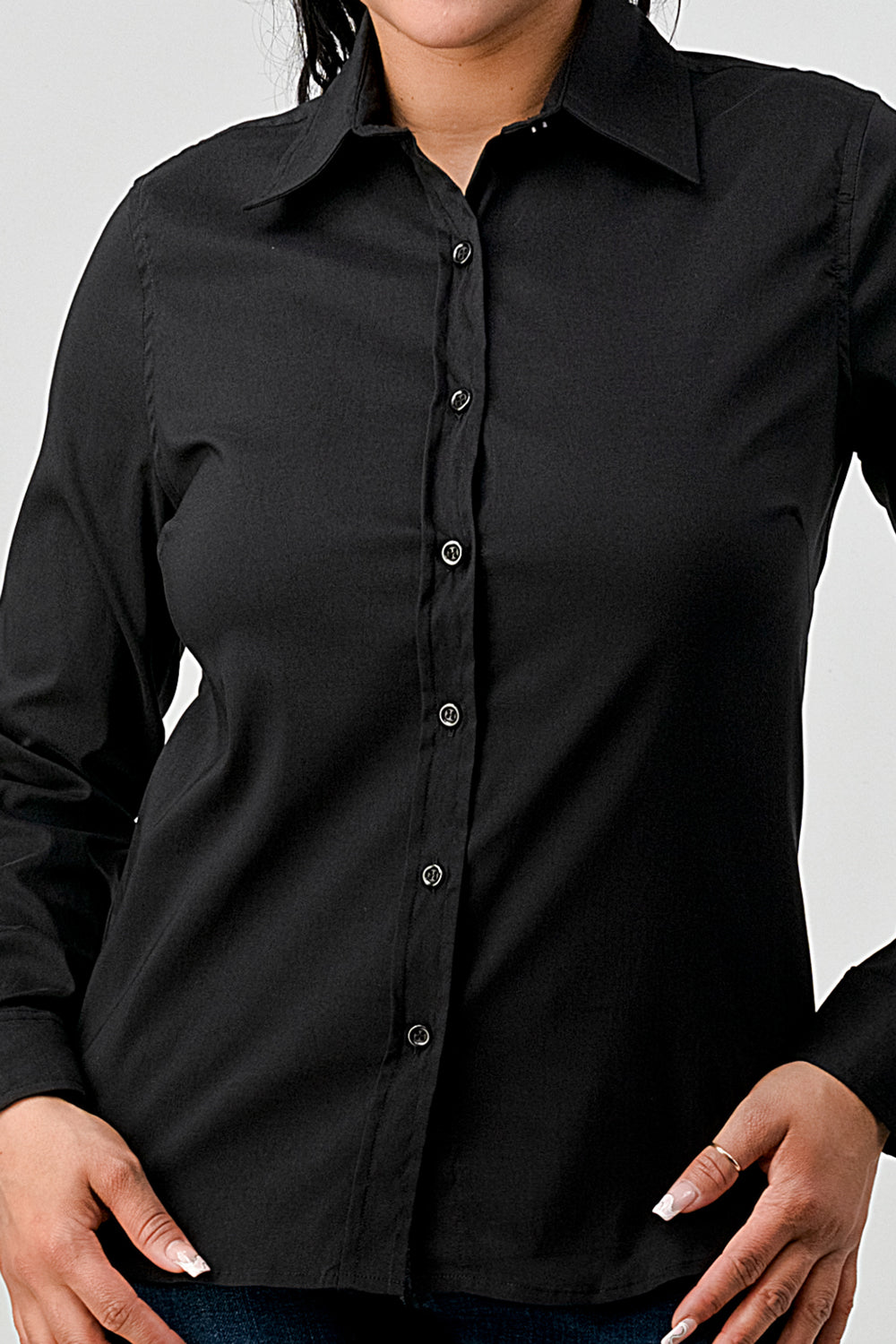 #T4544 Stretchy Basic Shirt