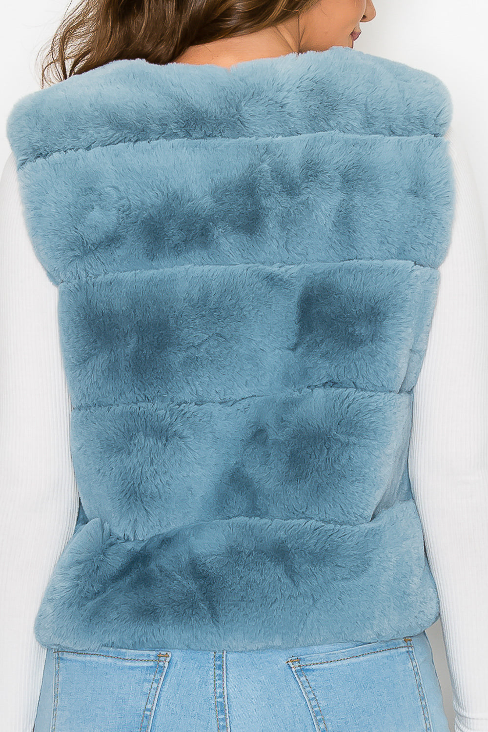 #J1317 Faux Fur Vest