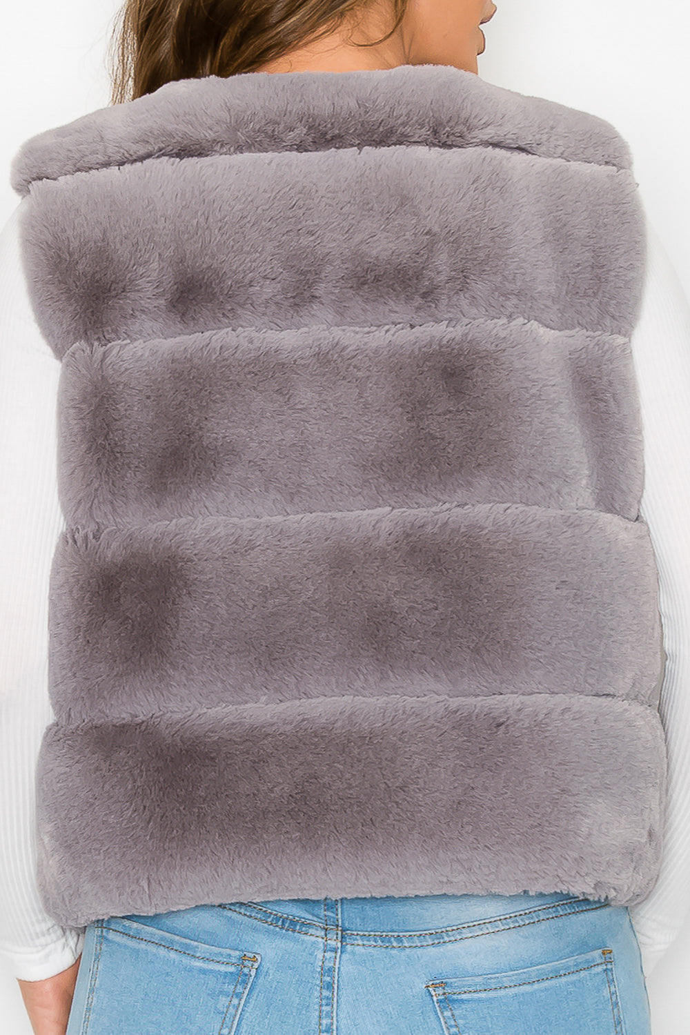 #J1317 Faux Fur Vest