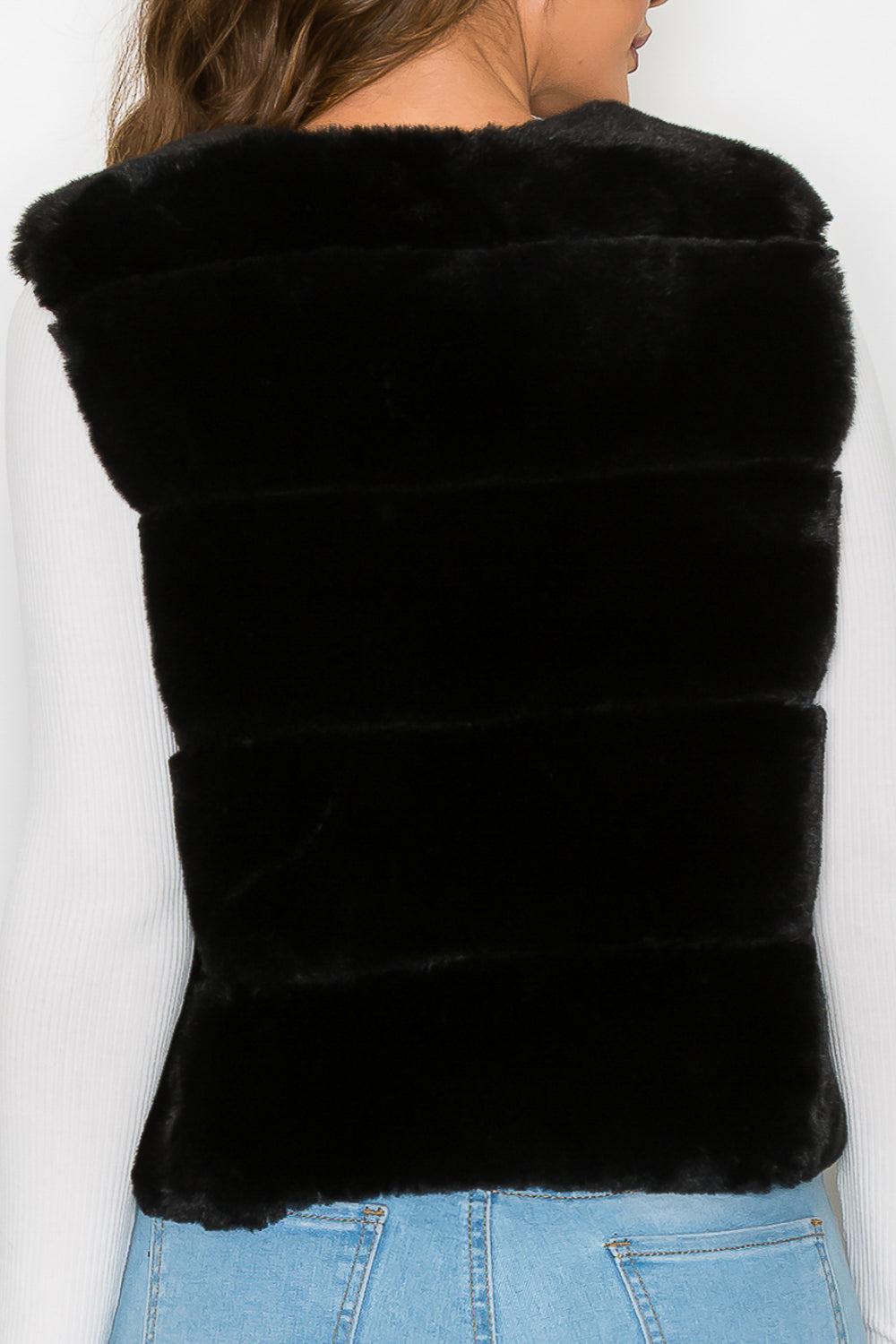 #J1317 Faux Fur Vest