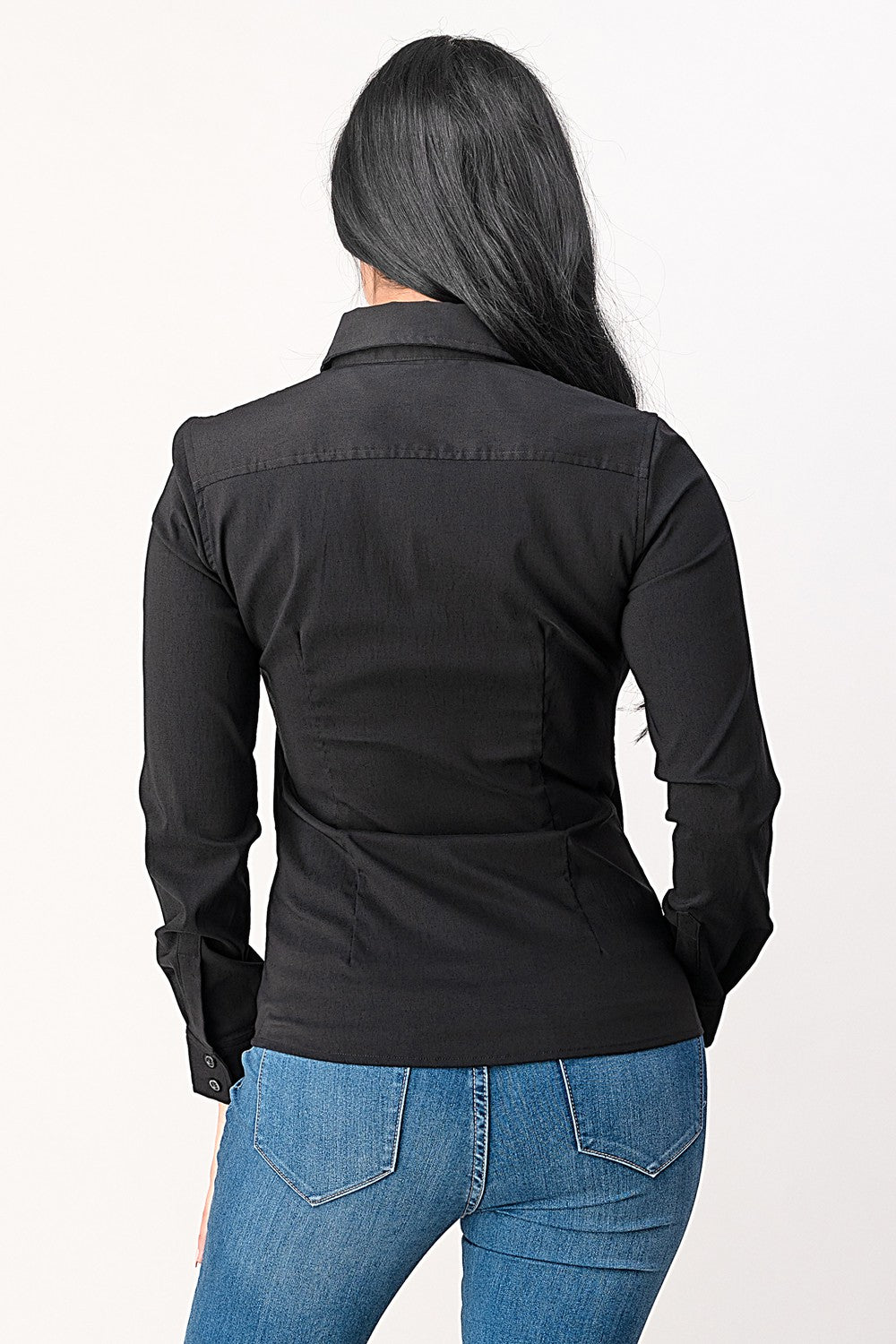 #T2643-1 Stretchy Basic Shirt